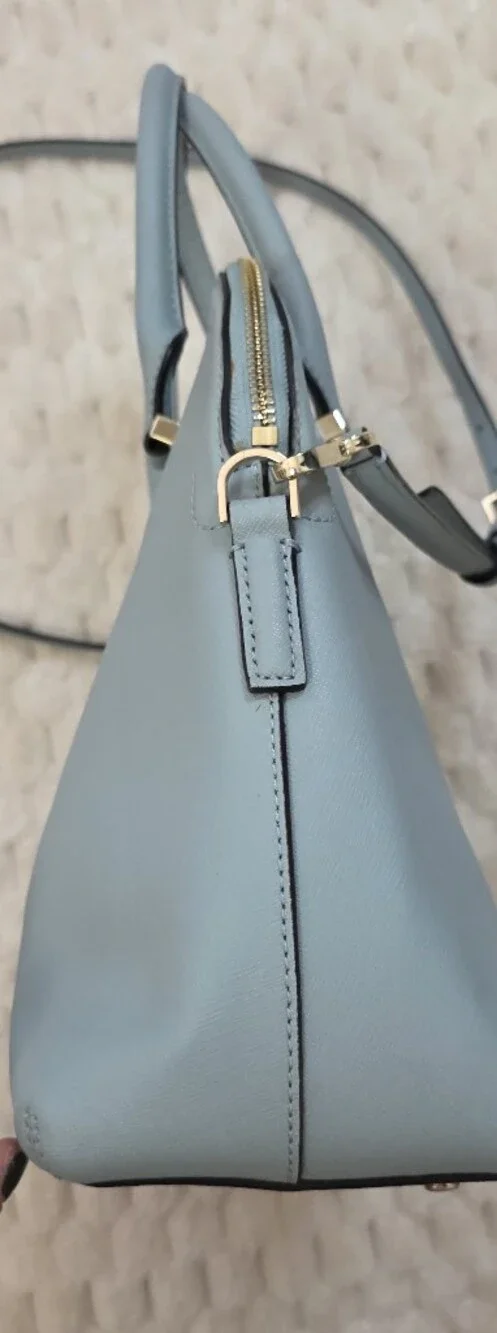 KATE SPADE Mint Blue Leather Cameron Street Margot Satchel